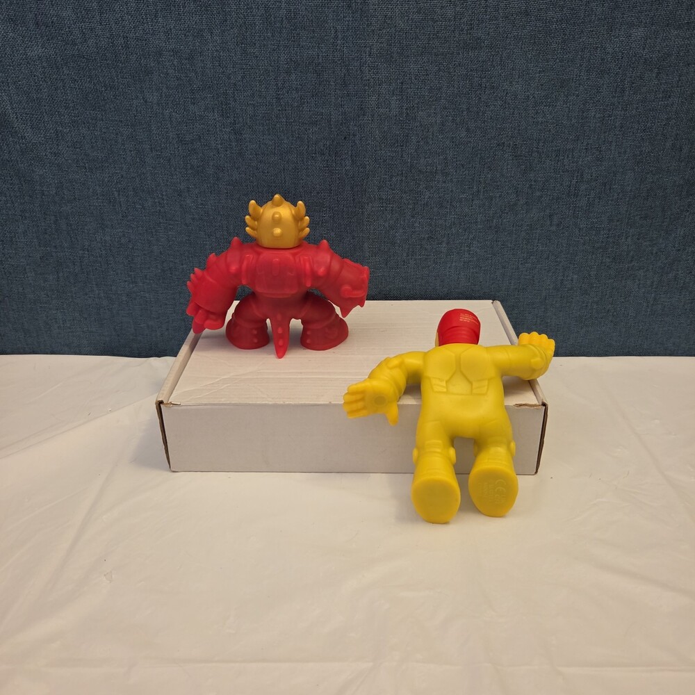 Goo Jit Zu Heroes Marvel Set of 4 Hulk Iron Man Pantaro Blazagon Squishy Toy - Picture 8 of 16